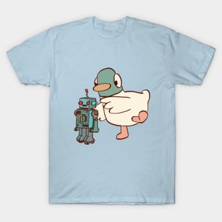 duck with robot / children cartoon T-Shirt